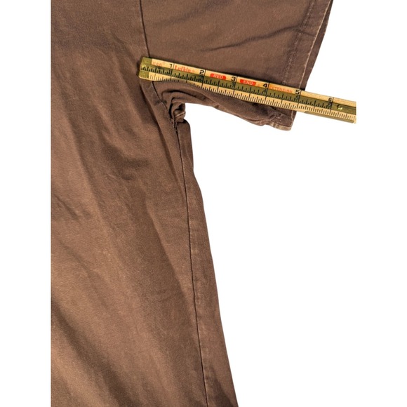 Empyre Tattered & Torn Skull Graphic T-Shirt Brown Large Streetwear Tee - Picture 8 of 8